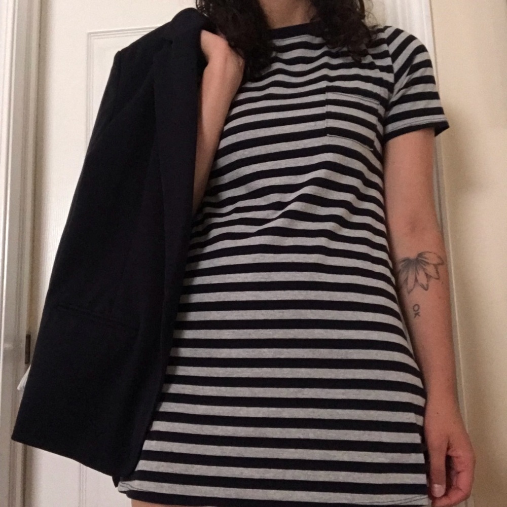 Striped T-Shirt Dress